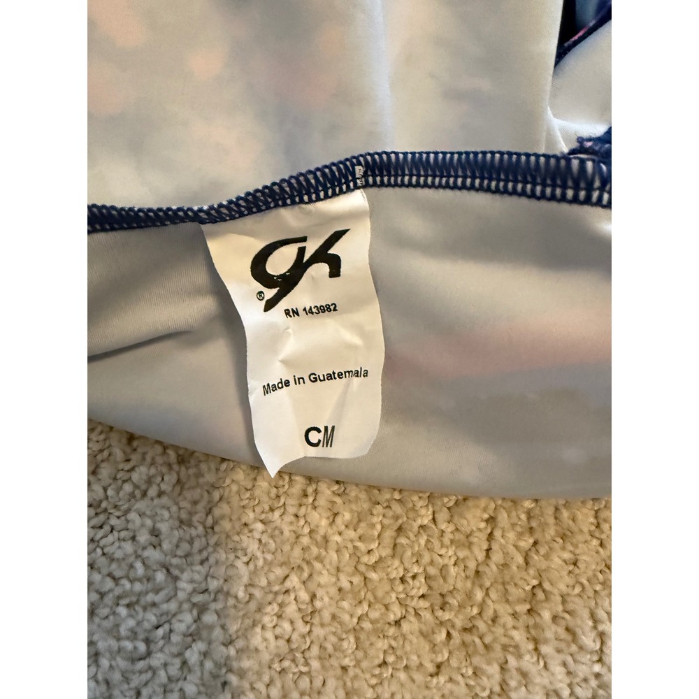 NWOT GK Child Medium Custom Chow's Winter Classic 2026 Leotard - Snowflakes! ❄️✨ - Picture 7 of 7